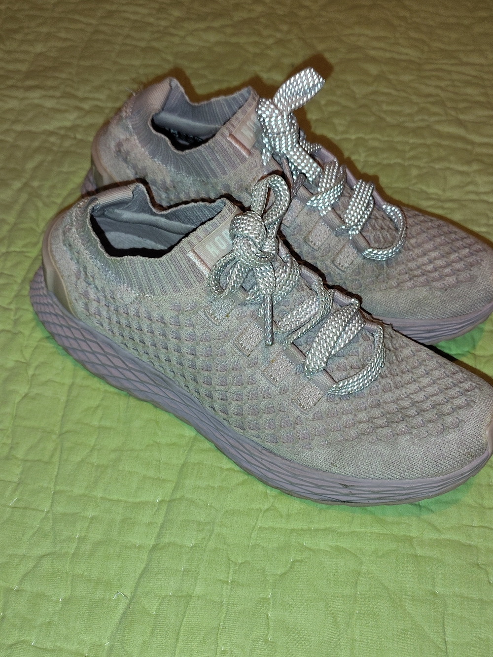 NOBULL Pale Pink Knit Running Shoes - Women's